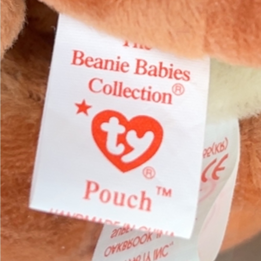 96 - Ty - Pouch the Kangaroo Beanie Baby - Picture 5 of 6